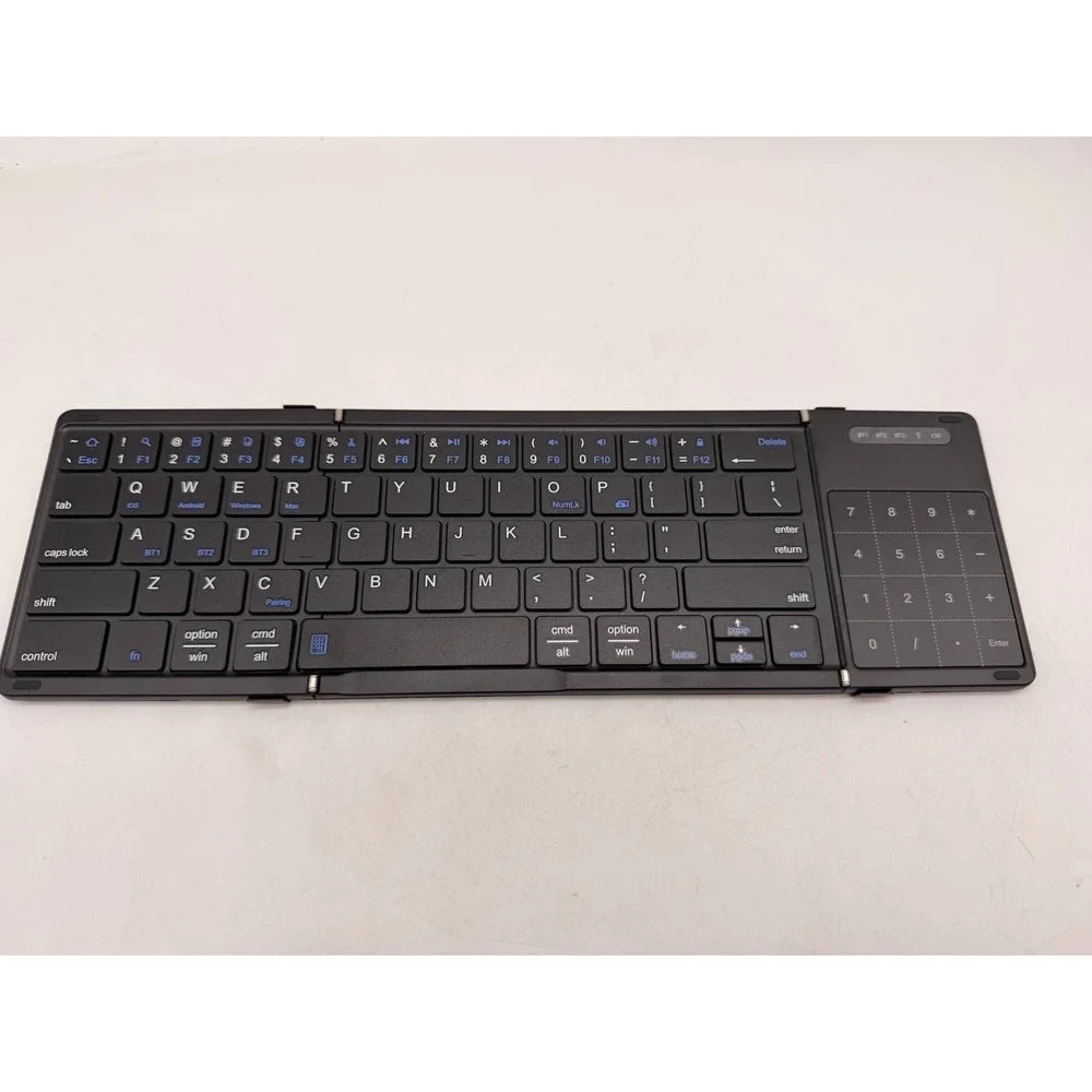 AUSDOM SOFKEYS Air 3 Wireless Foldable Keyboard with Numpad